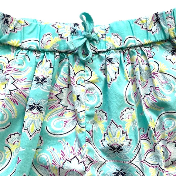 Gap Baby Aqua Blue Floral Paisley Shorts, Size 3 Years - Picture 2 of 4